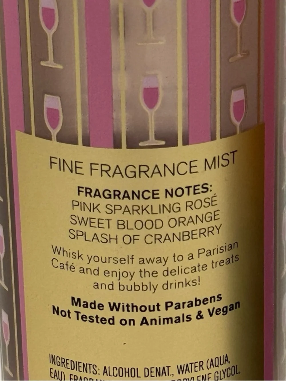 Bath & Body Works Bubbly Rose, Life of the Party,  In The Stars Body Spray NWT
